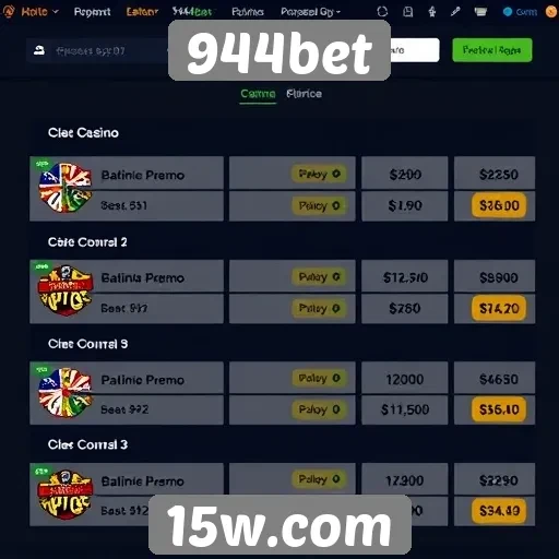 Avaliação dos jogos oferecidos no site 944bet