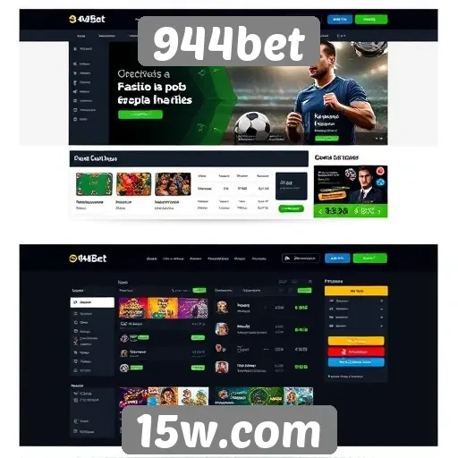 Novo design aprimorado do site 944bet