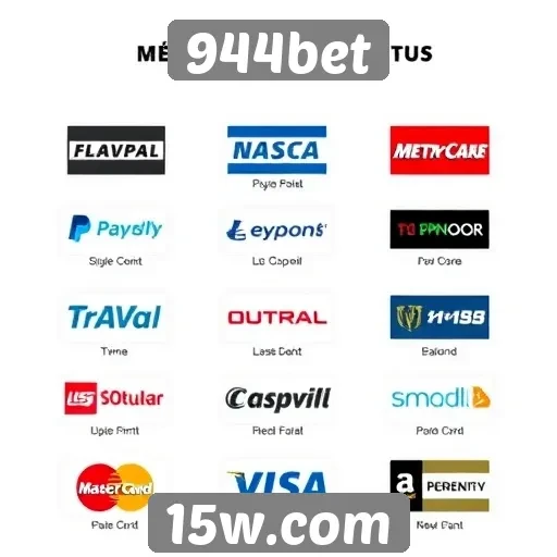 Métodos de pagamento disponíveis na 944bet